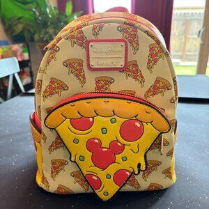 Disney Loungefly Backpack - Disney Eats - Mickey Pizza Mini Backpack